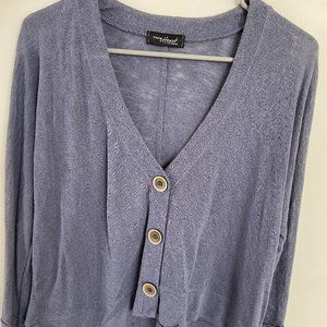 Blue Young at Heart LA Cardigan Size Medium